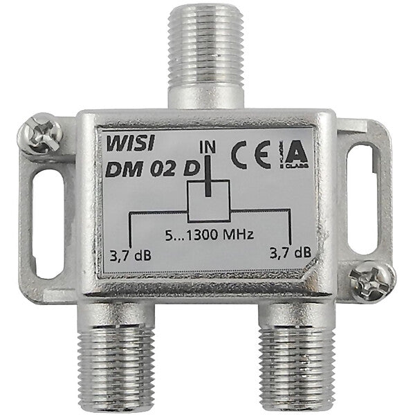 WISI Verteiler 2f. 5-1300MHz 3,7dB Cl.A DM 02 D