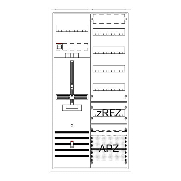 STRIEBEL & JOHN Komplettschrank Dreipunkt DA27CBE