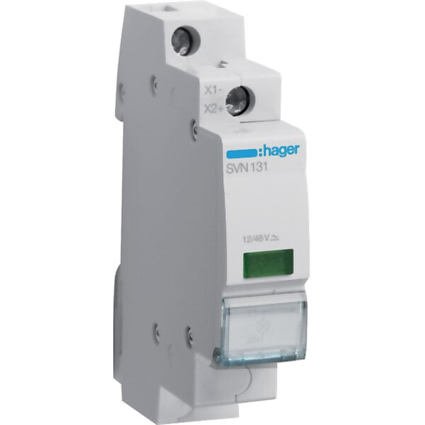 Hager LED-Leuchtmelder grün,12V SVN131