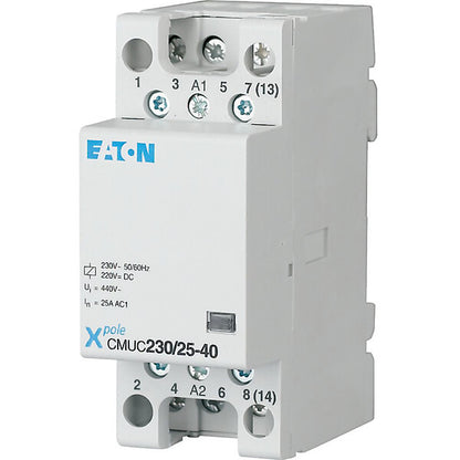 Eaton Installationsschütz 230VAC/DC, 4Ö, 25A CMUC230/25-04