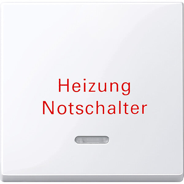 Wippe Kontr.Fenster aws/gl Aufdruck Heizung 435125
