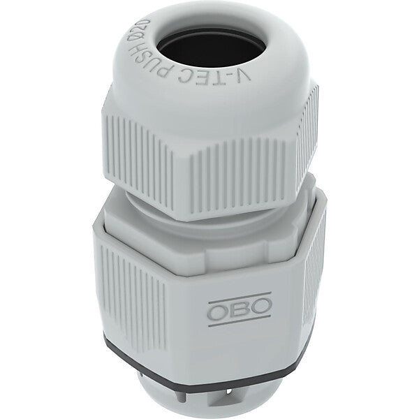 OBO Kabelverschraubung D:20, lichtgrau V-TEC PUSH M20