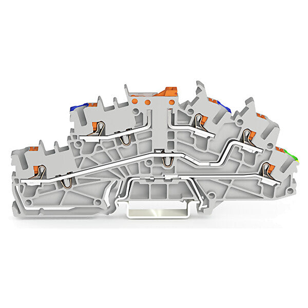 WAGO Installationsetagenklemme 2,5 mm² mit Drücker 2203-6641