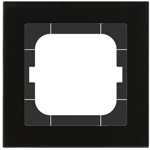 MDT technologies Glasrahmen 1-fach sw für 63mm Programme BE-GTR163S.01S