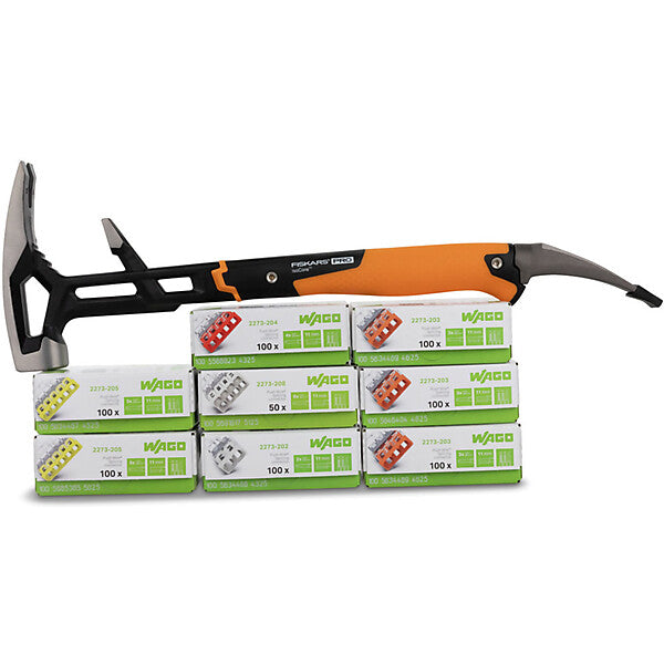 WAGO PROFI-SET mit FISKARS Abbruchwerkzeug 887-1207